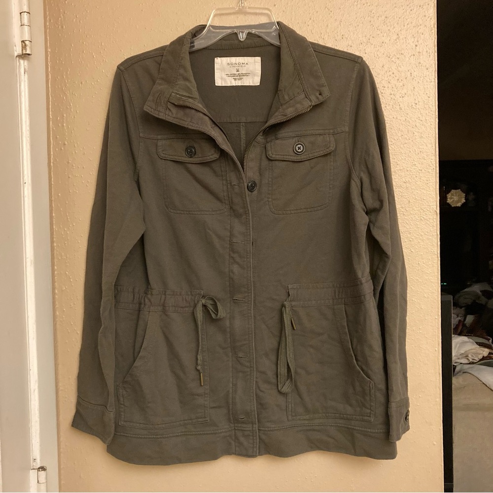 Sonoma Olive Utility Jacket